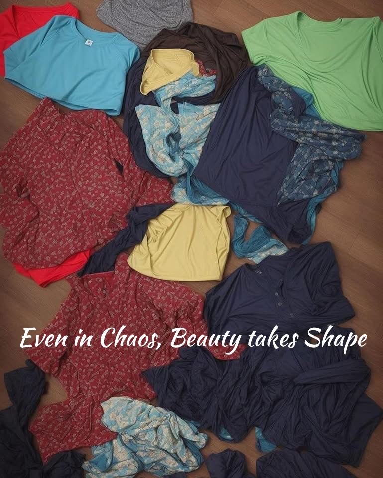 EVEN IN THE MIDDLE OF LIFE’S MESS, ART AND BALANCE CAN APPEAR